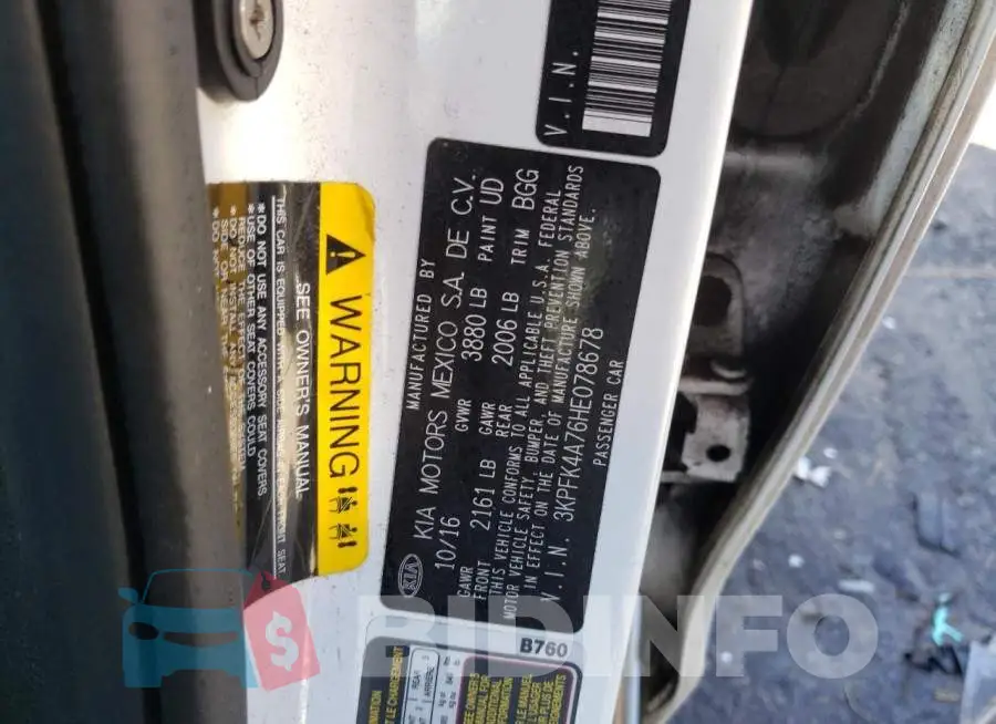 3KPFK4A76HE078678 Photo# 12
