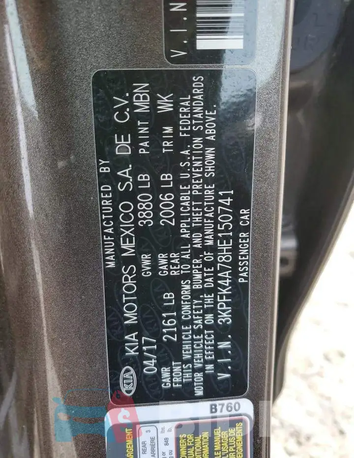3KPFK4A78HE150741 Photo# 13