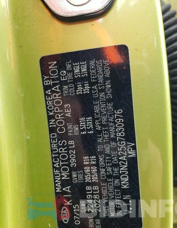 KNDJN2A25G7830976 Photo# 13