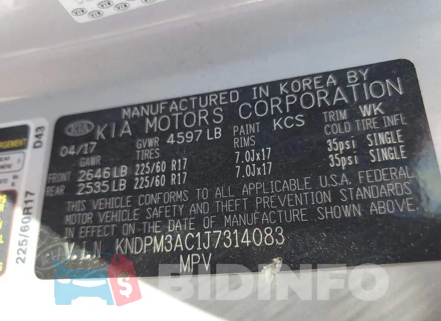 KNDPM3AC1J7314083 Photo# 10