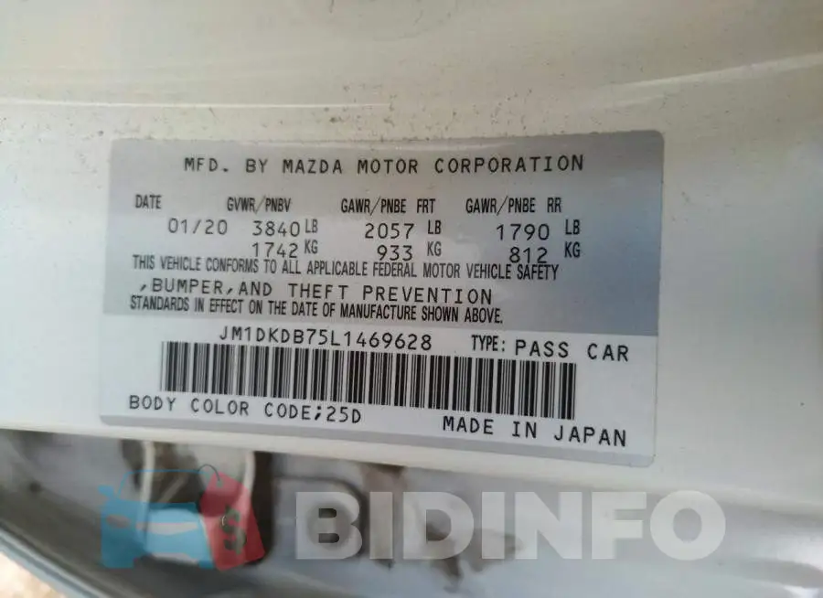 JM1DKDB75L1469628 Photo# 12