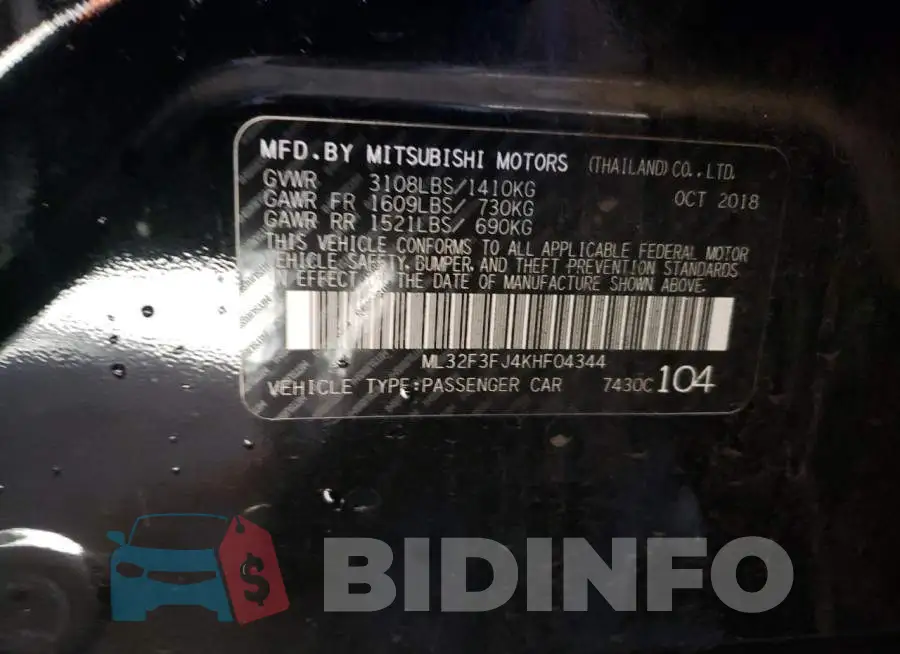ML32F3FJ4KHF04344 Photo# 12