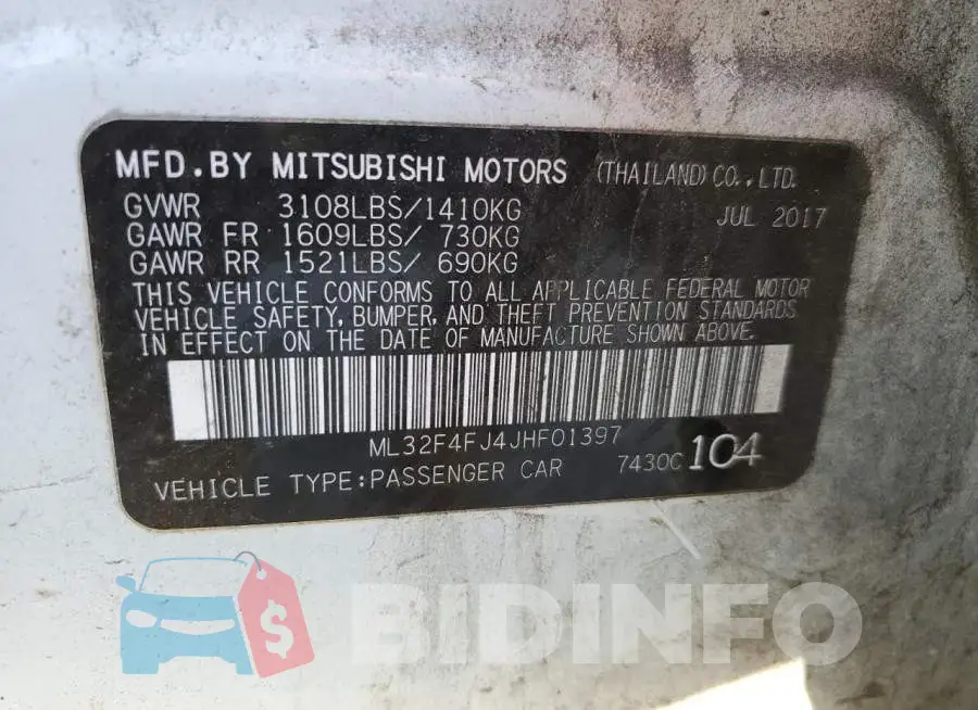 ML32F4FJ4JHF01397 Photo# 12