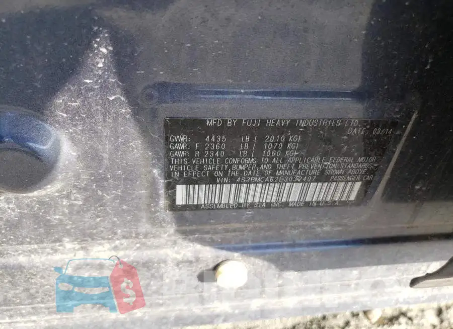 4S3BMCA62E3032407 Photo# 12