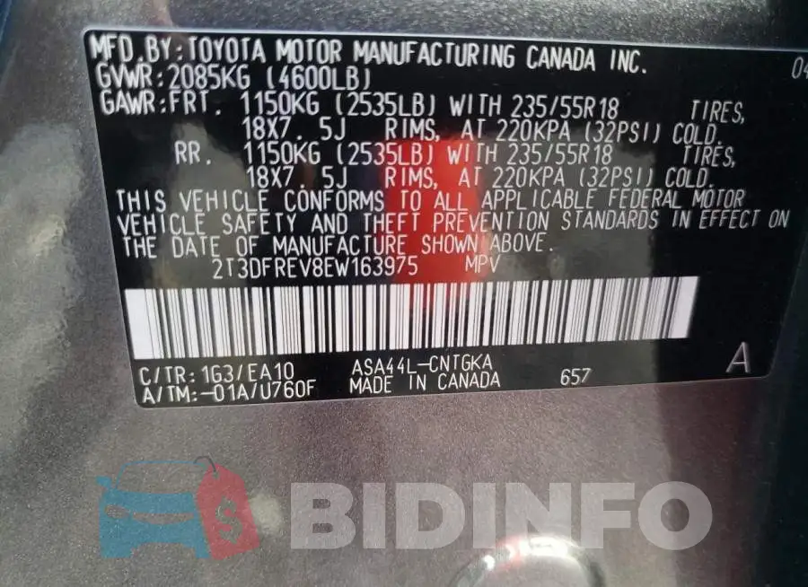 2T3DFREV8EW163975 Photo# 10