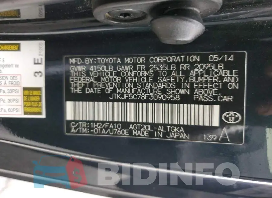 JTKJF5C78F3090958 Photo# 12