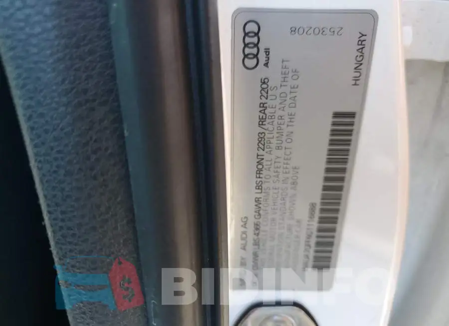 WAUA7GFF6G1116888 Photo# 12