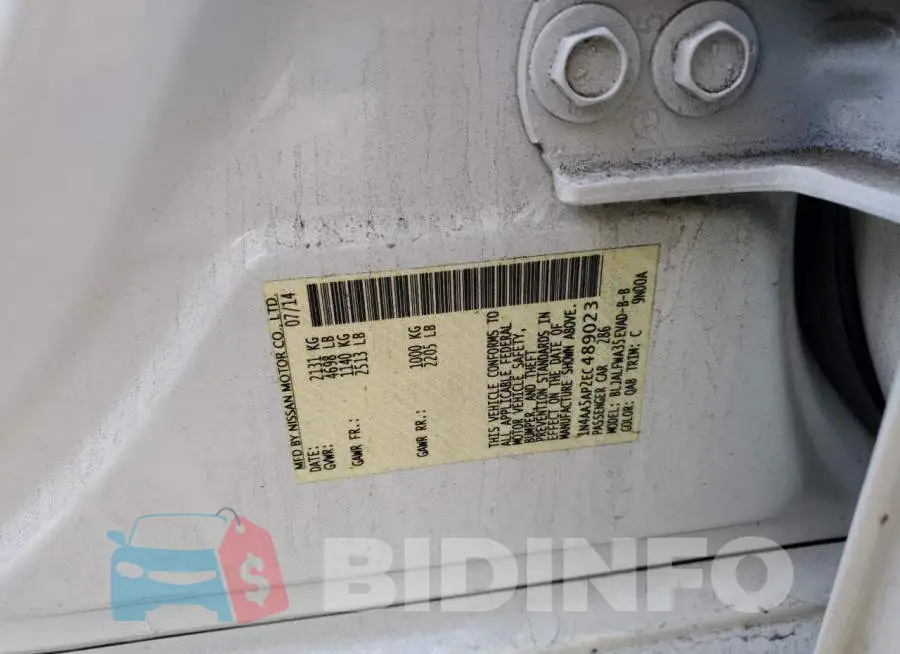 1N4AA5AP2EC489023 Photo# 12