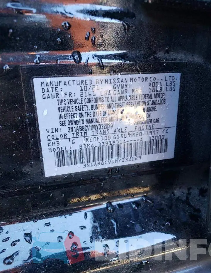 3N1AB8CV1MY332029 Photo# 12