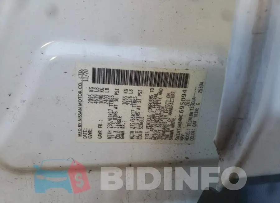 5N1AT3AB4MC695094 Photo# 13