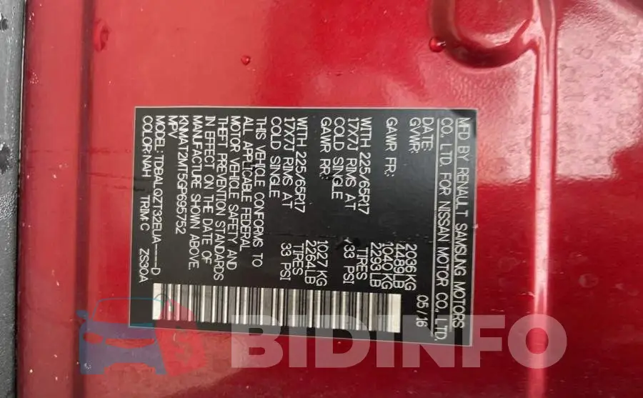 KNMAT2MT5GP695752 Photo# 10
