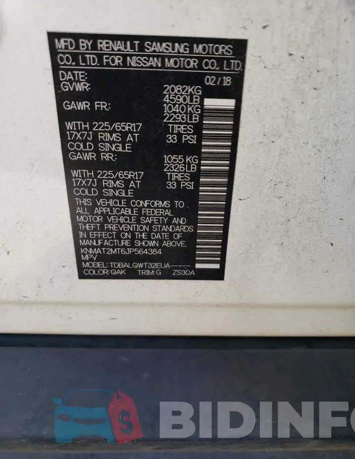 KNMAT2MT6JP564384 Photo# 12