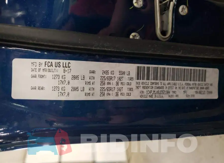 1C4PJMLX9JD521904 Photo# 13
