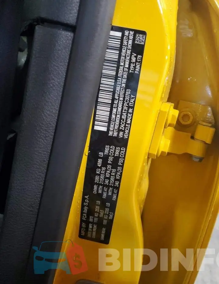 ZACCJBAT3FPC30763 Photo# 13