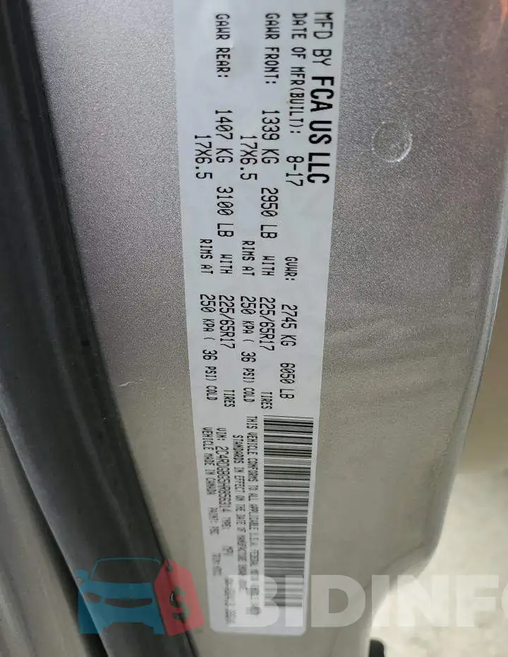 2C4RDGBG5HR856314 Photo# 14