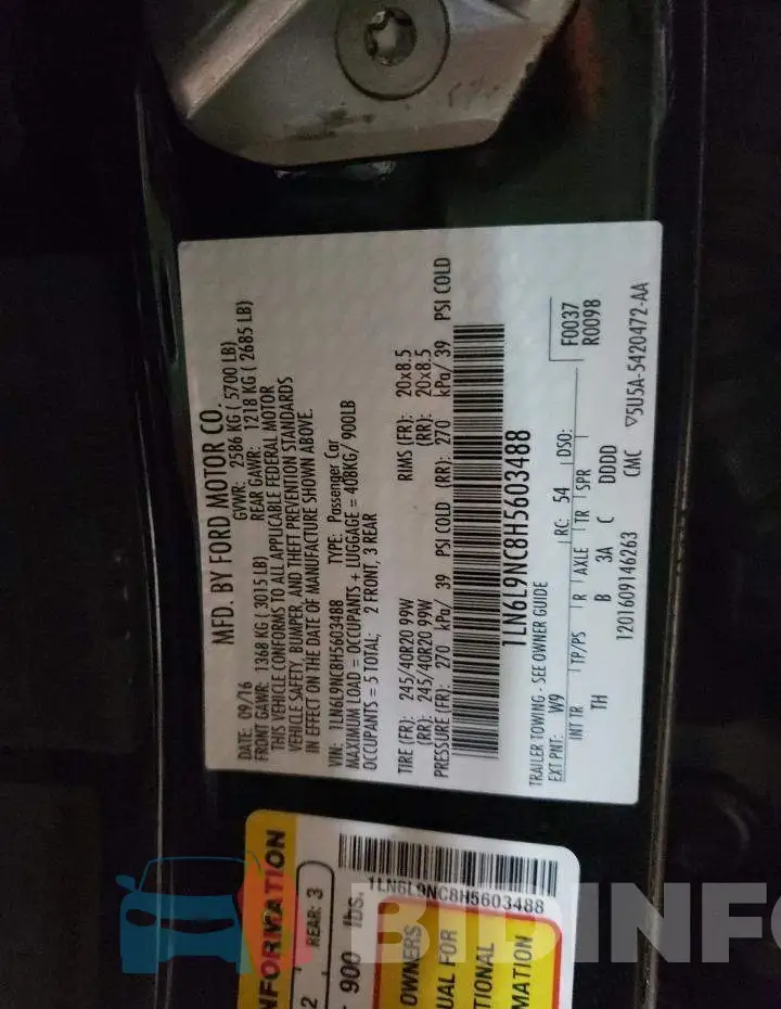 1LN6L9NC8H5603488 Photo# 12