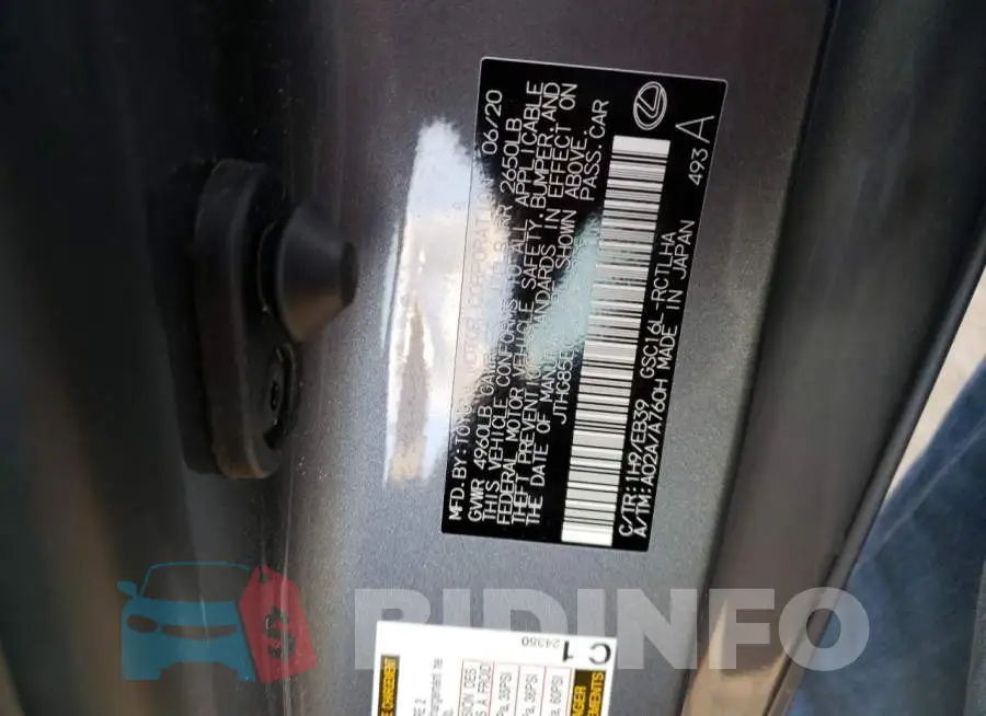 JTHG85EC0L5005955 Photo# 12