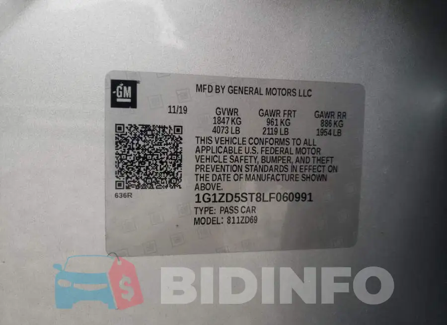 1G1ZD5ST8LF060991 Photo# 12