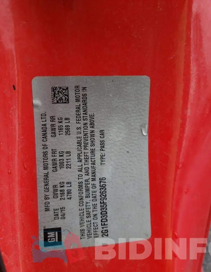 2G1FD3D35F9263676 Photo# 12