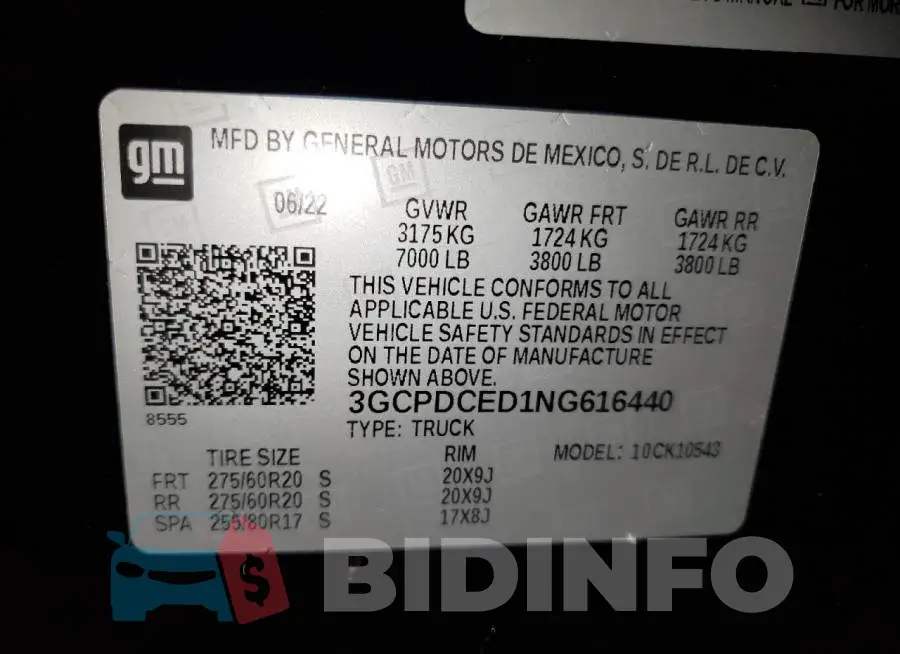 3GCPDCED1NG616440 Photo# 13