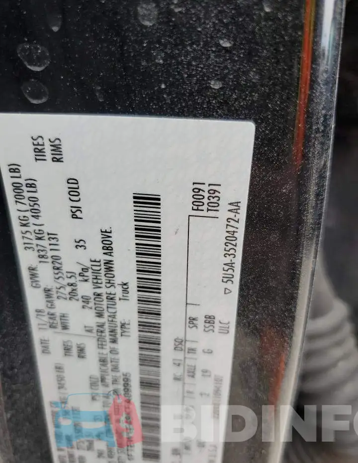 1FTEW1E49KFA09995 Photo# 12