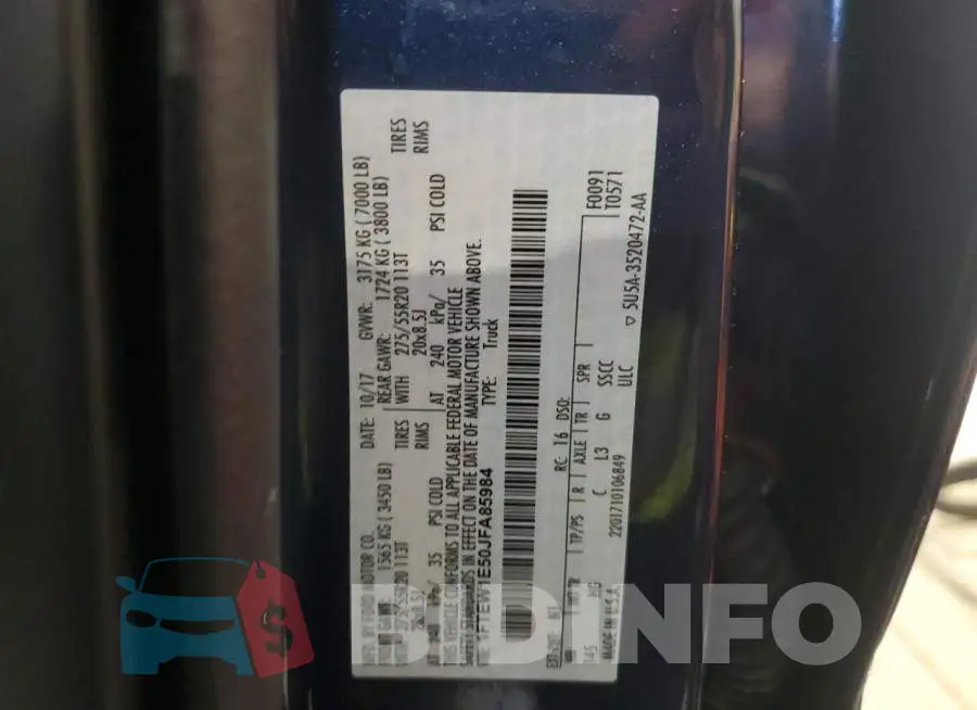 1FTEW1E50JFA85984 Photo# 12