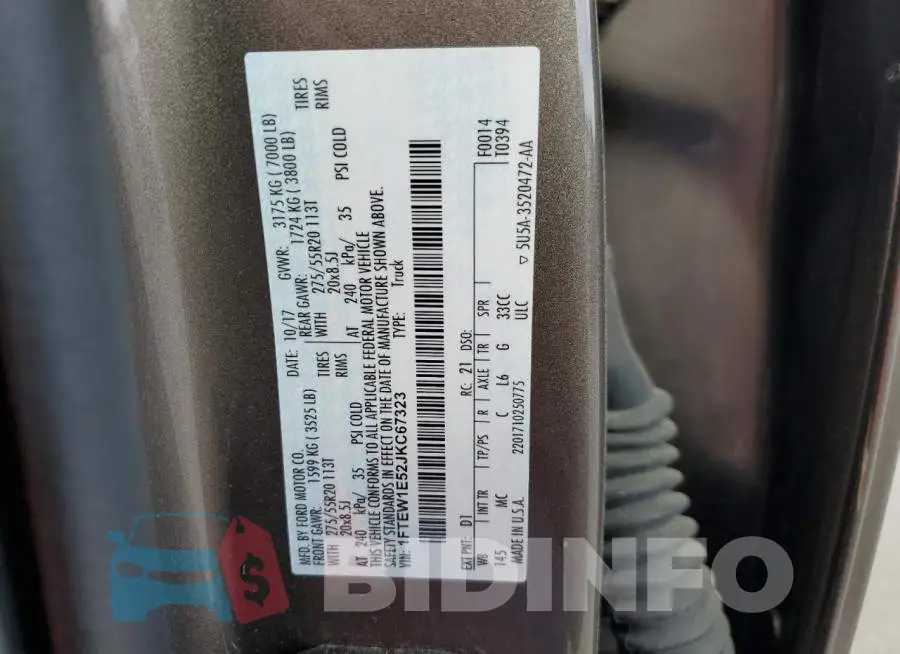 1FTEW1E52JKC67323 Photo# 12