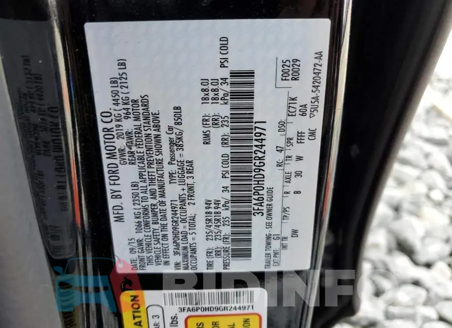 3FA6P0HD9GR244971 Photo# 12