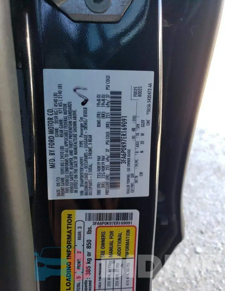 3FA6P0K97ER169091 Photo# 12