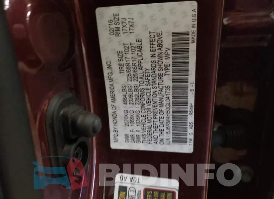 5J6RM4H50GL041735 Photo# 13