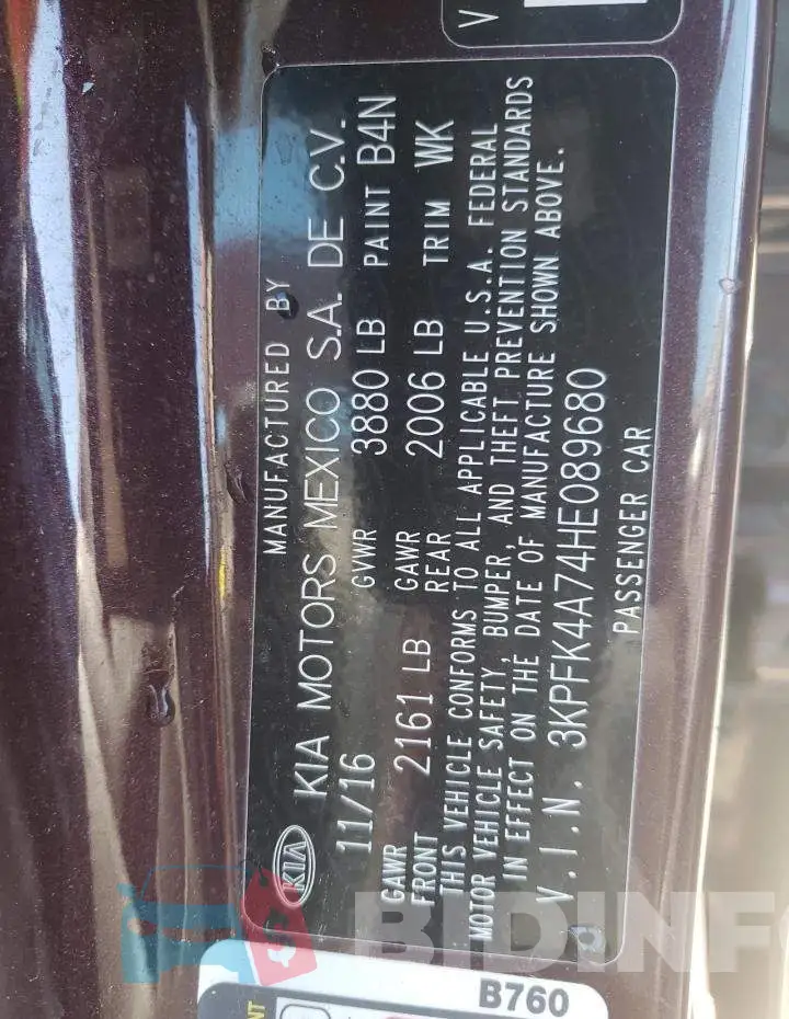 3KPFK4A74HE089680 Photo# 12