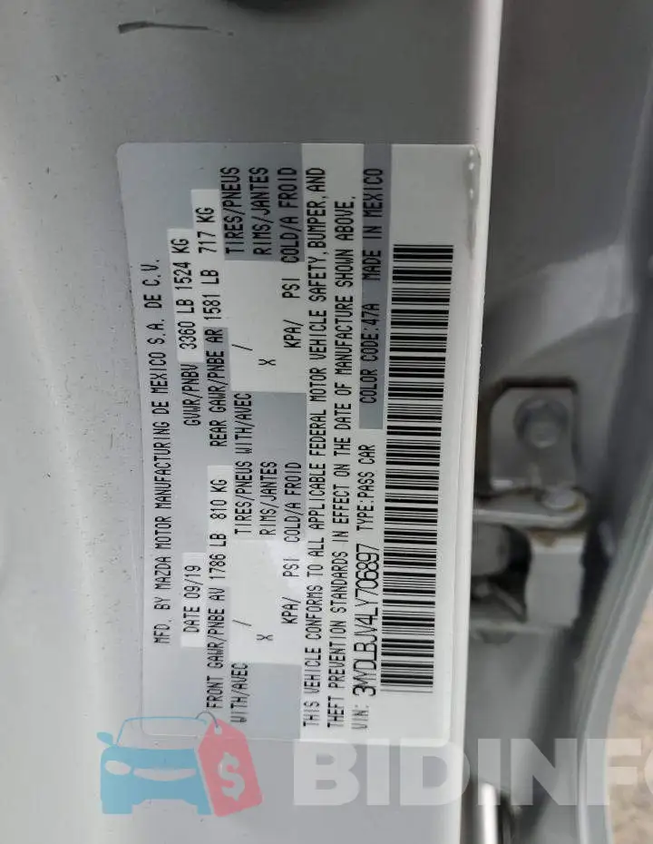 3MYDLBJV4LY706897 Photo# 12
