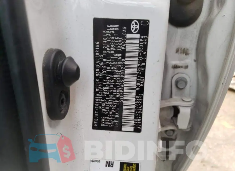 5YFEPRAE5LP032159 Photo# 12