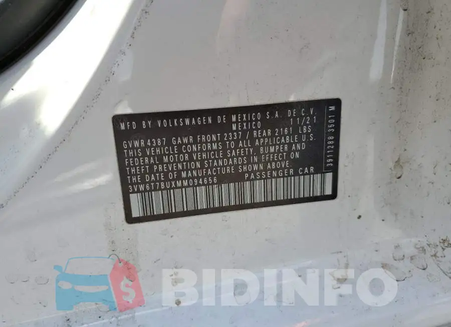 3VW6T7BUXMM094656 Photo# 10