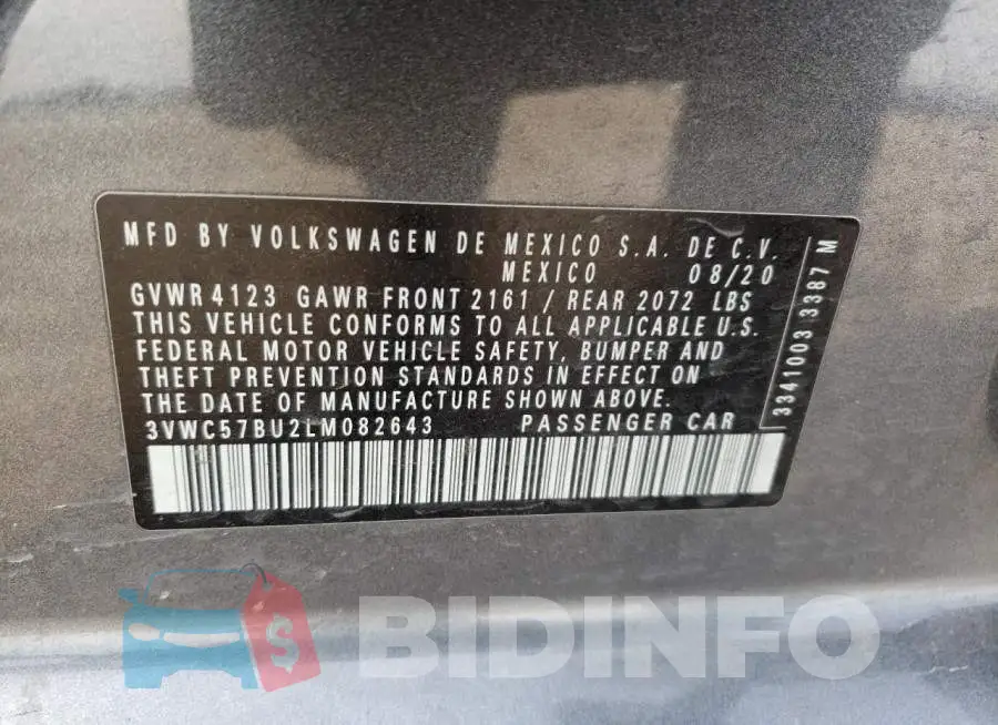 3VWC57BU2LM082643 Photo# 12