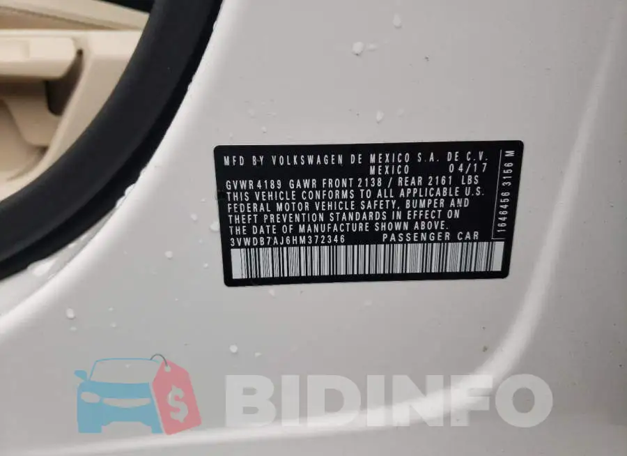 3VWDB7AJ6HM372346 Photo# 12