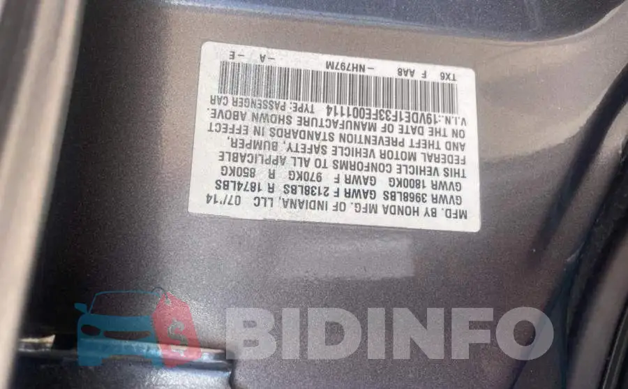 19VDE1F33FE001114 Photo# 10