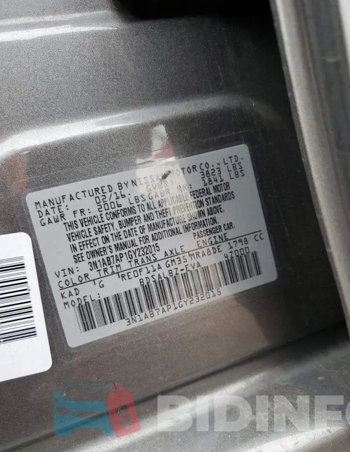 3N1AB7AP1GY232015 Photo# 12