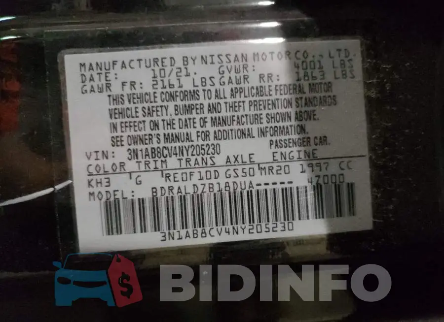 3N1AB8CV4NY205230 Photo# 12