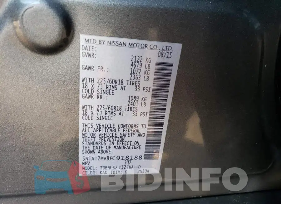 5N1AT2MV8FC918188 Photo# 13