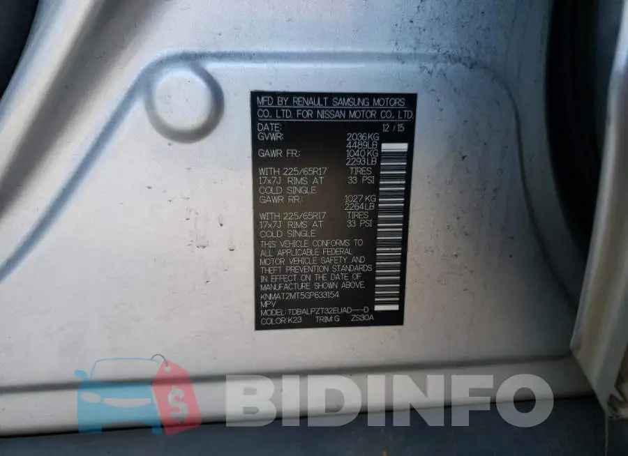KNMAT2MT5GP633154 Photo# 12