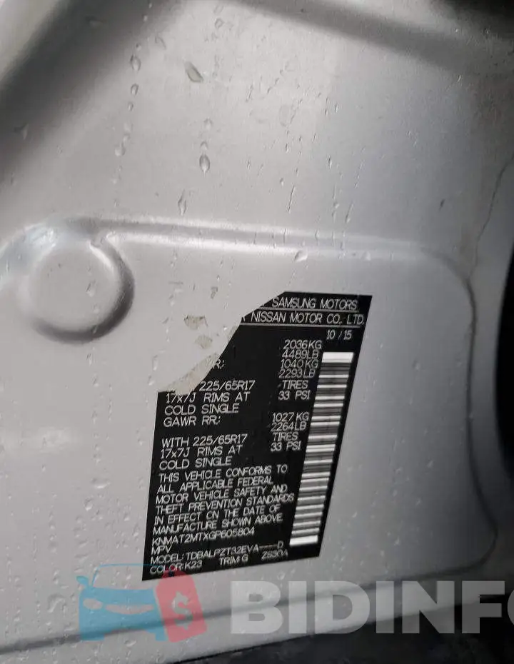 KNMAT2MTXGP605804 Photo# 12