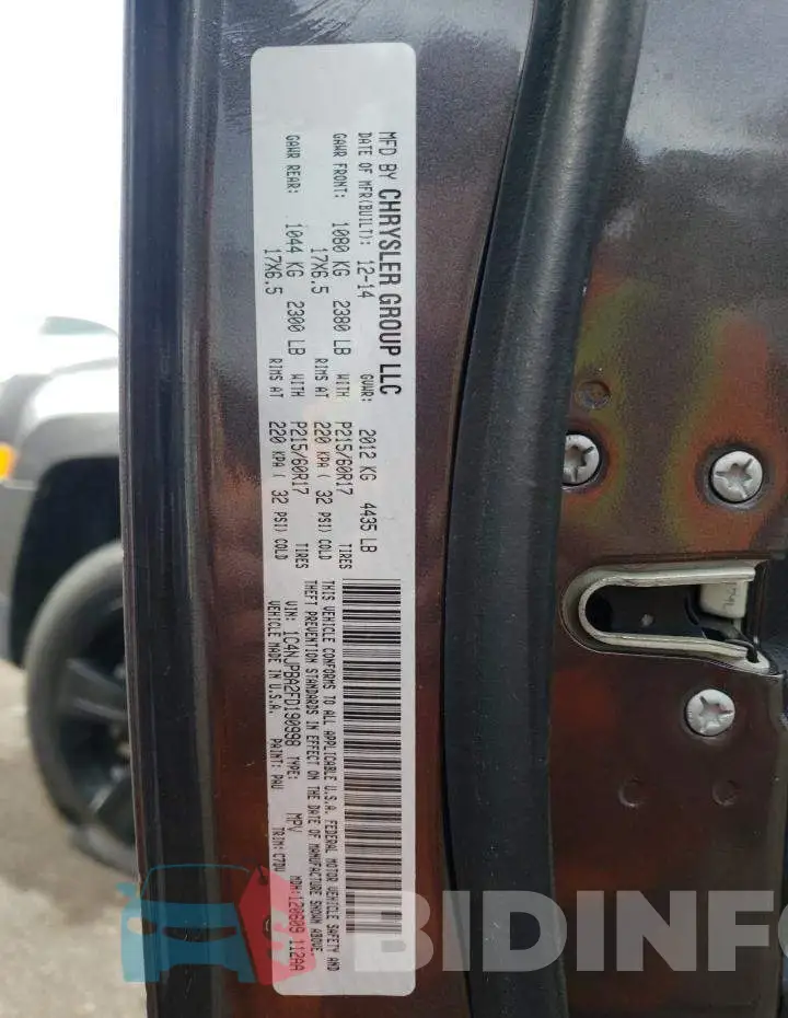 1C4NJPBA2FD190998 Photo# 13
