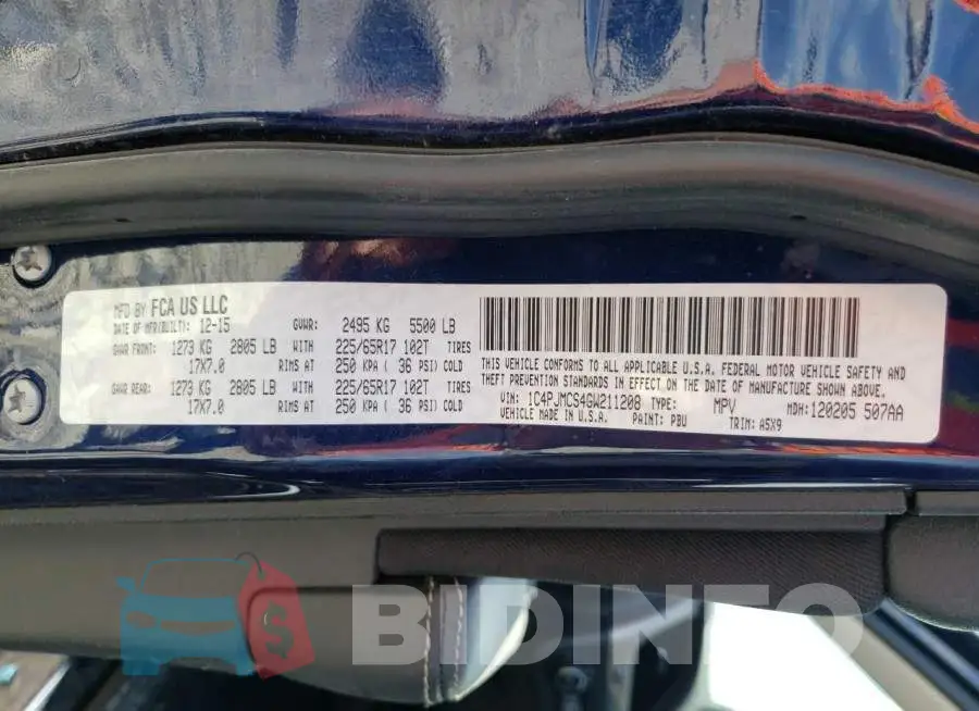 1C4PJMCS4GW211208 Photo# 10