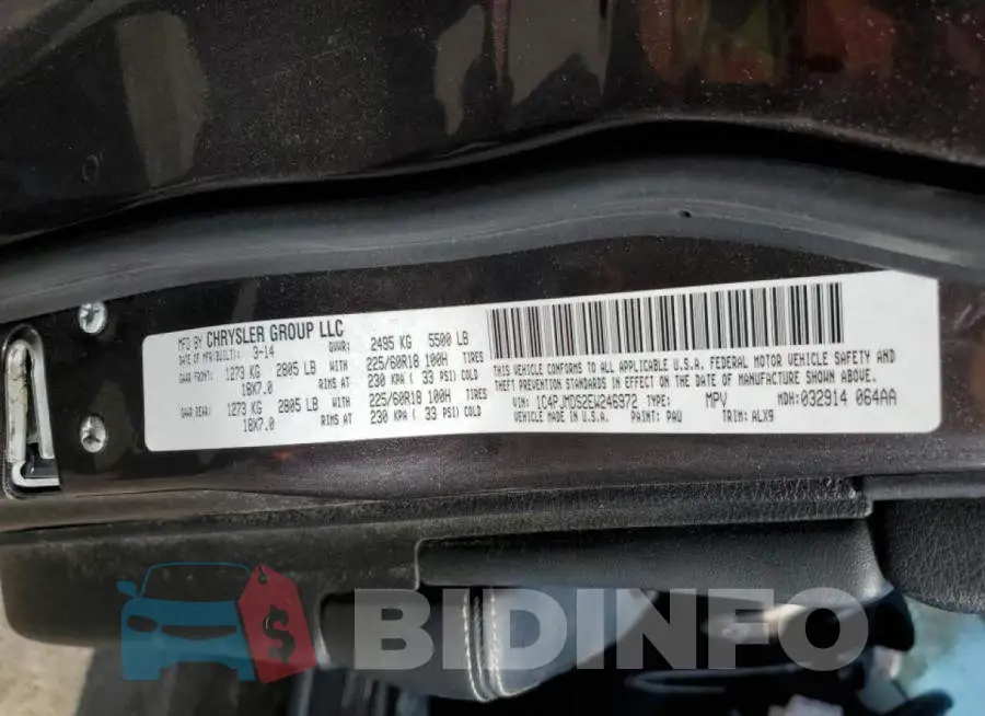 1C4PJMDS2EW246972 Photo# 13