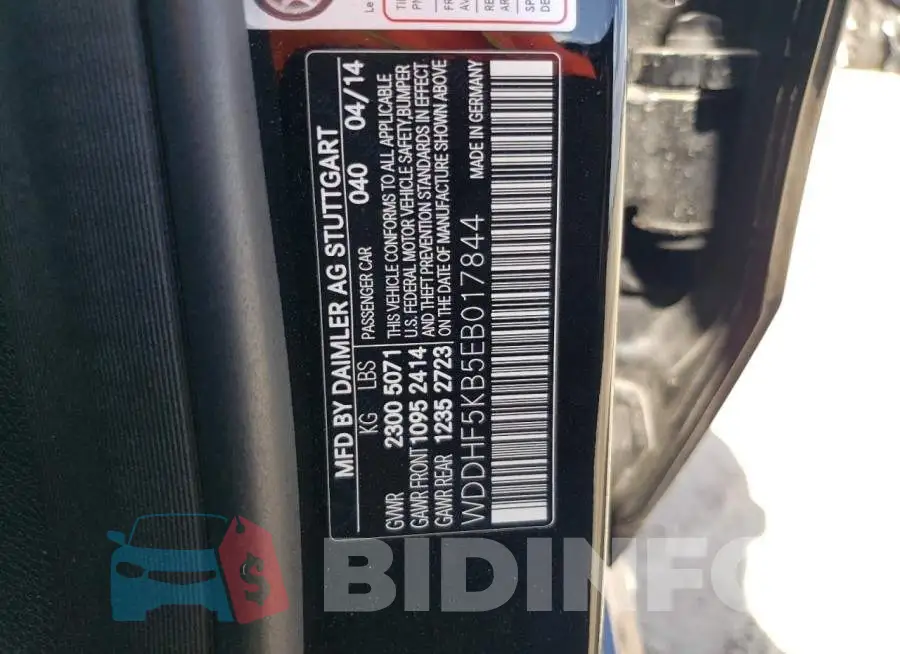 WDDHF5KB5EB017844 Photo# 12