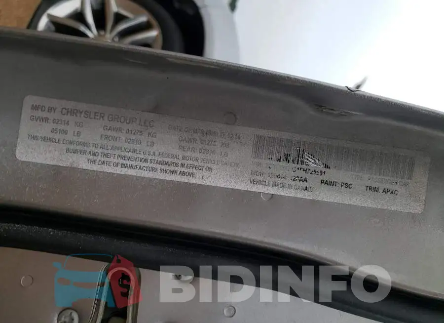 2C3CDXHG1FH725501 Photo# 12