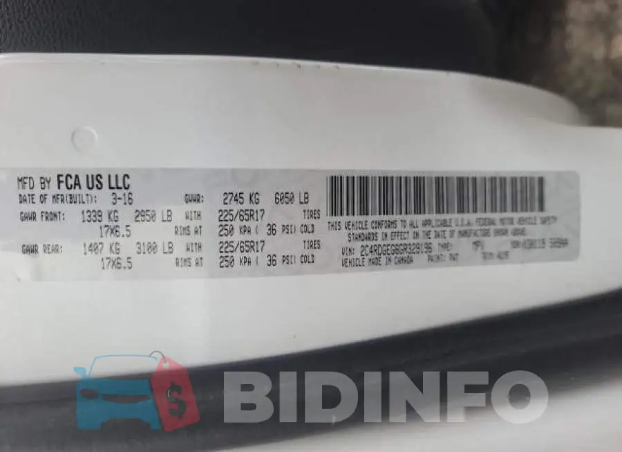 2C4RDGEG6GR329196 Photo# 10