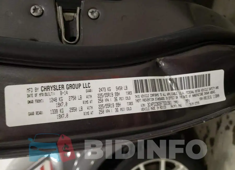 3C4PDCBG5FT531561 Photo# 13