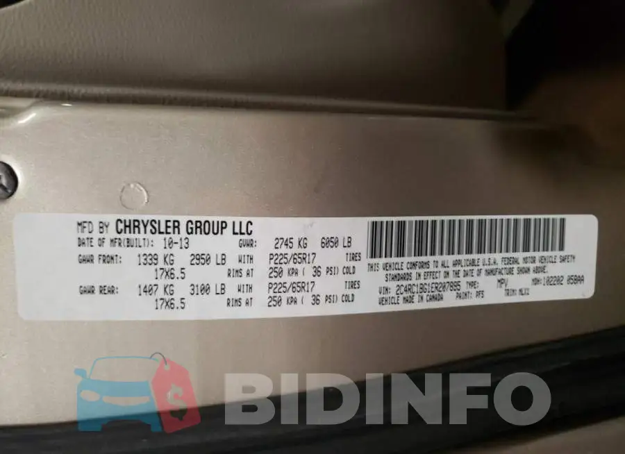 2C4RC1BG1ER207895 Photo# 13